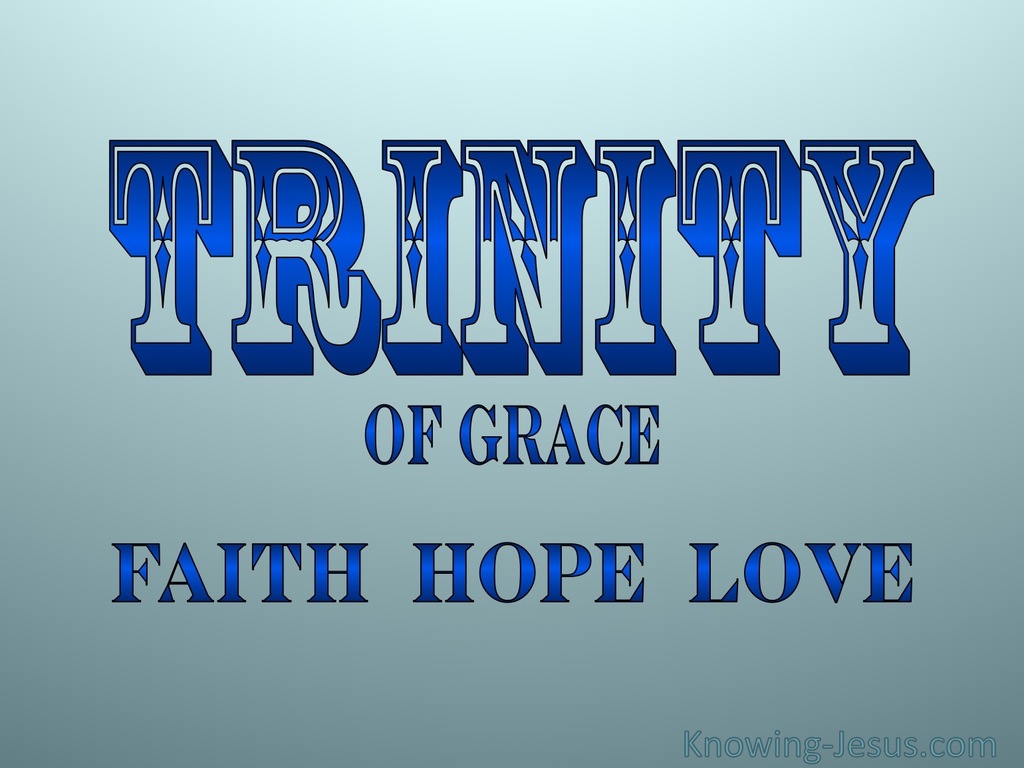 Trinity Of Grace (blue)